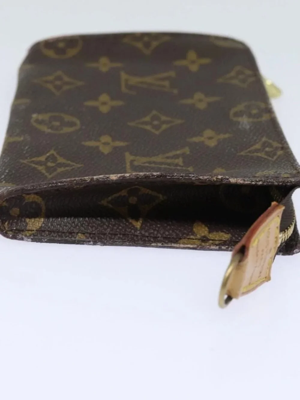 LOUIS VUITTON Monogram Bucket PM Accessory Pouch LV Auth